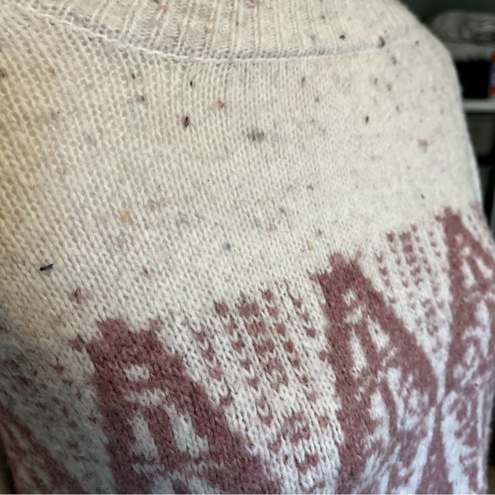 🌟Croft and barrow cream and textured sweater. Size large - Picture 5 of 8